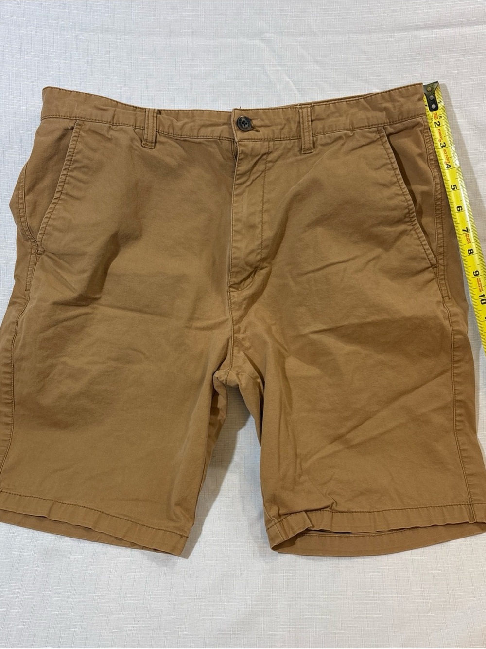 J. Crew Men's Flat Front Chino Shorts - Tan